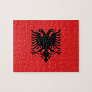 Puzzle Drapeau albanais patriotique