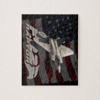 Drapeau américain de F-22 Raptor