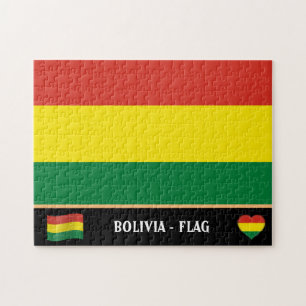 Puzzle Drapeau bolivien et Bolivie / Bolivie