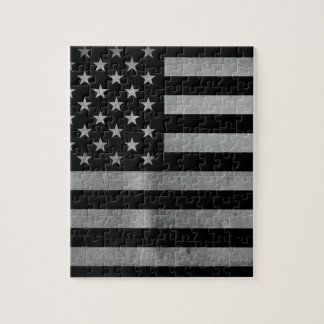 Puzzle Drapeau BW des Etats-Unis