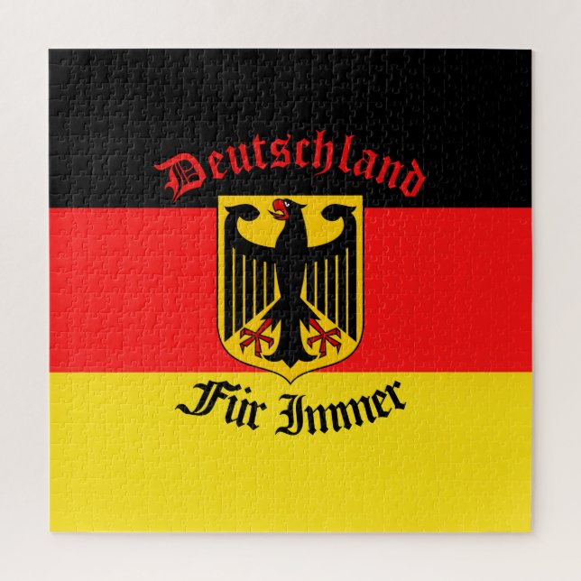 Puzzle Drapeau d'aigle noir allemand, Allemagne, 676 pièc (Vertical)