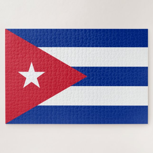 Puzzle Drapeau de Cuba (Horizontal)