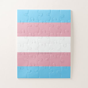Puzzle Drapeau de fierté transgenre de SlipperyJoe divers