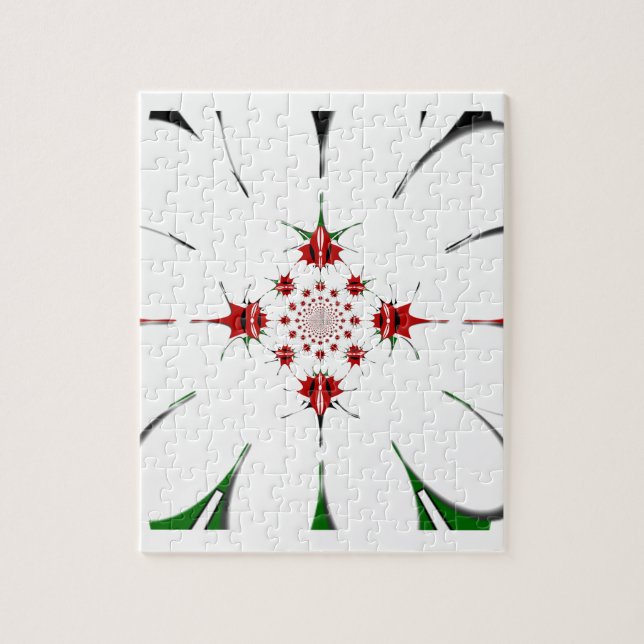 Puzzle Drapeau de la République du Kenya du Bouclier Kale (Vertical)