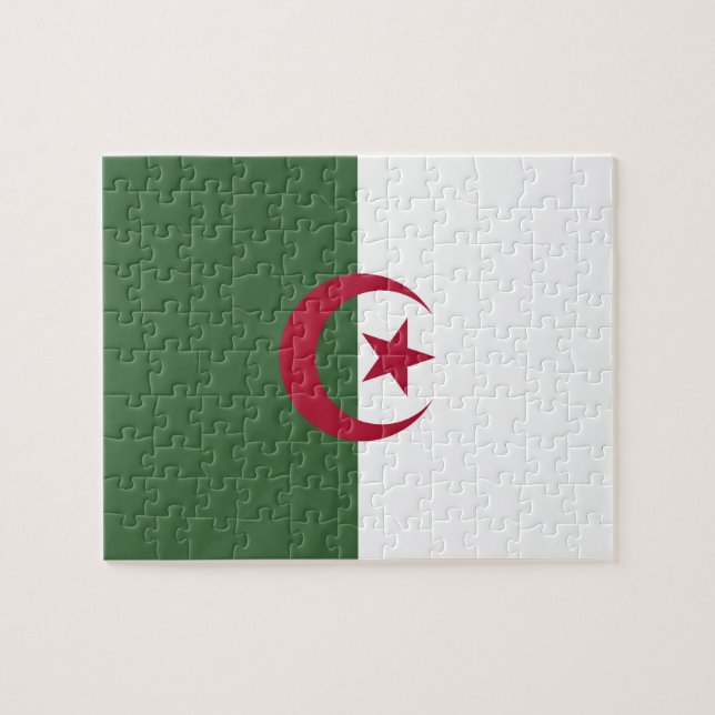 Puzzle Drapeau de l'Algérie (Horizontal)