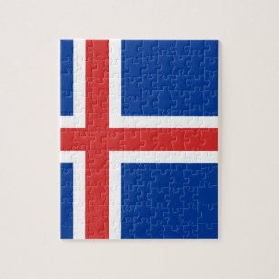Puzzle Drapeau de l'Islande
