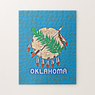 PUZZLE DRAPEAU DE L'OKLAHOMA