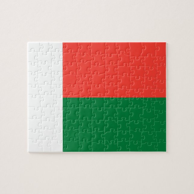 Puzzle Drapeau de Madagascar (Horizontal)