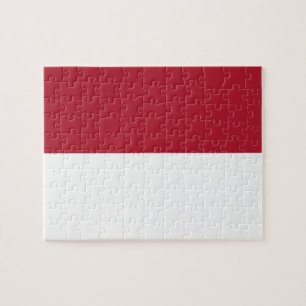 Puzzle Drapeau de Monaco