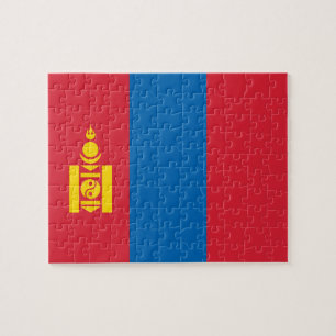 Puzzle Drapeau de Mongolie