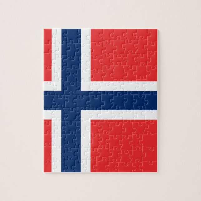 Puzzle Drapeau de Norway (Vertical)