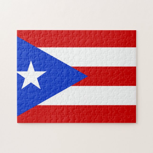 Puzzle Drapeau de Porto Rico (Horizontal)