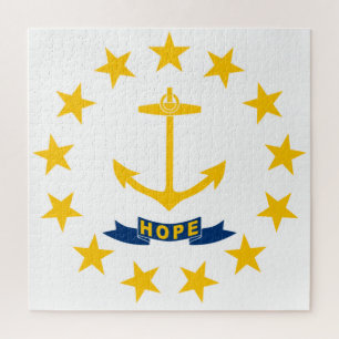 Puzzle Drapeau de Rhode Island (État des États-Unis)