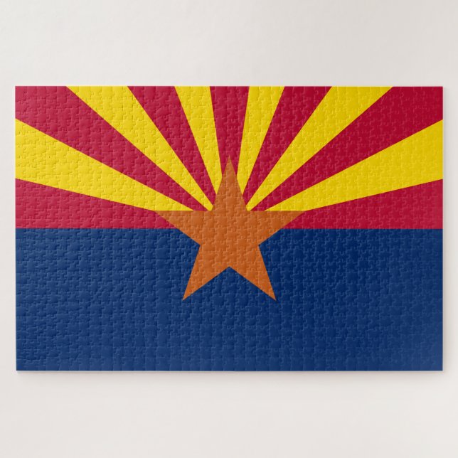 Puzzle Drapeau d'État de l'Arizona (Horizontal)