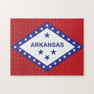 Puzzle Drapeau d'État de l'Arkansas, États-Unis