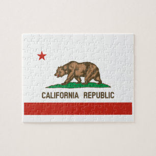 Puzzle Drapeau d'état de République de la Californie
