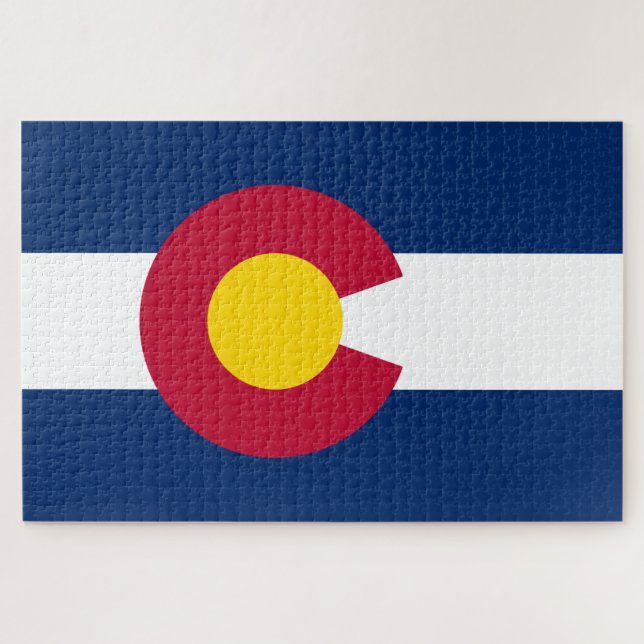 Puzzle Drapeau d'Etat du Colorado (Horizontal)