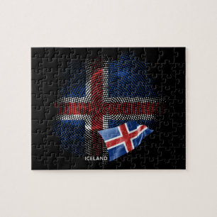 Puzzle Drapeau d'Islande