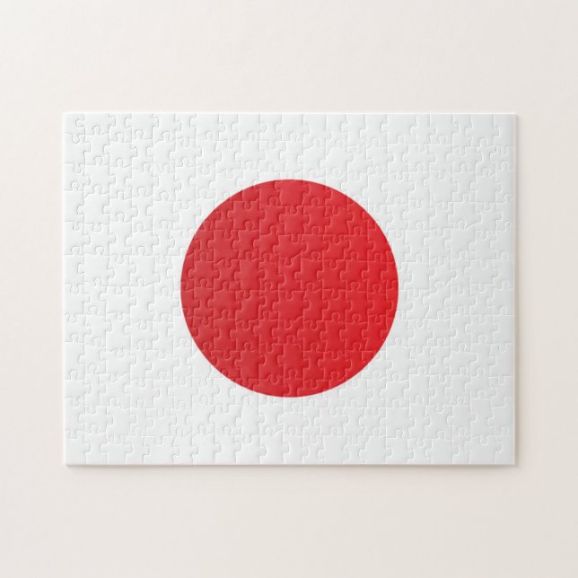 Puzzle Drapeau du Japon (Horizontal)