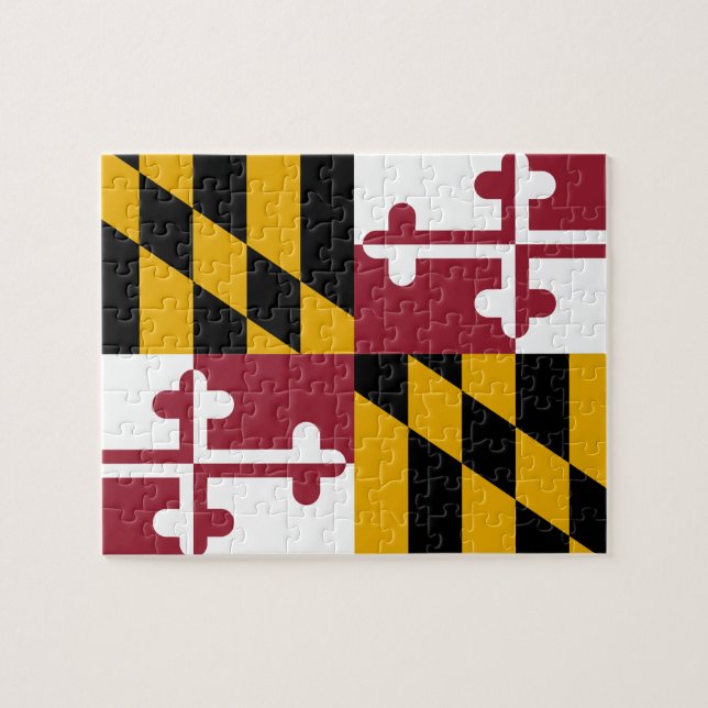 Puzzle Drapeau du Maryland (Horizontal)
