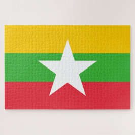 Puzzle Drapeau du Myanmar (Birmanie)