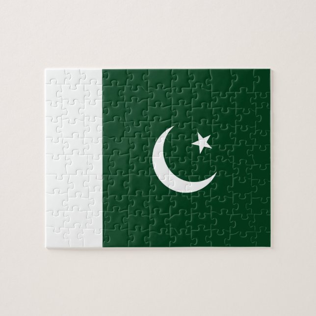 Puzzle Drapeau du Pakistan (Horizontal)