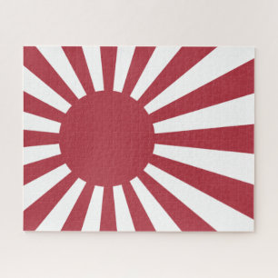 Puzzle Drapeau du soleil levant impérial du Japon, Edo à 