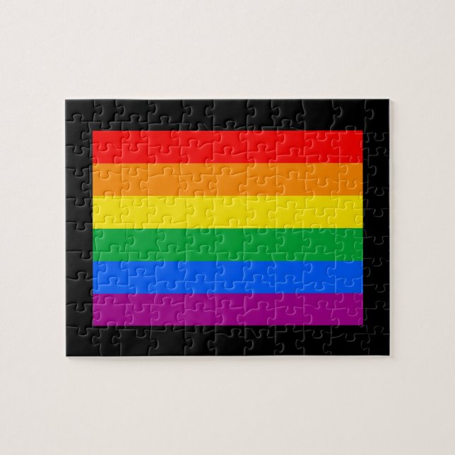 PUZZLE DRAPEAU GAY PRIDE OFFICIEL (Horizontal)