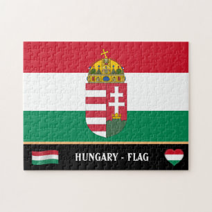 Puzzle Drapeau hongrois, Emblème, Hongrie/Hongrie