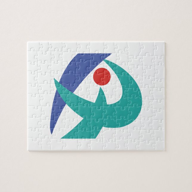 Puzzle Drapeau Iga, Mie, Japon (Horizontal)