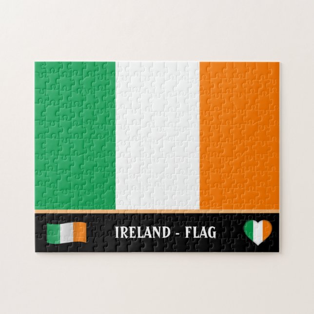 Puzzle Drapeau irlandais / Irlande (Horizontal)