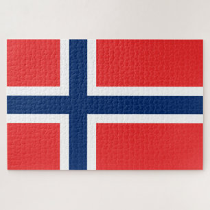 Puzzle Drapeau norvégien (Norvège)