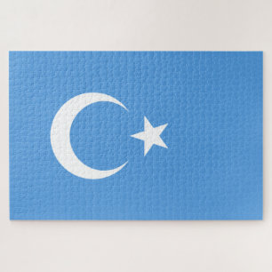 Puzzle Drapeau ouïghour du Turkestan oriental (Uyghurista