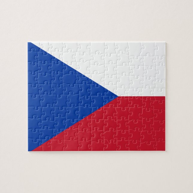 Puzzle Drapeau République tchèque (Horizontal)