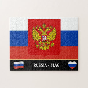 Puzzle Drapeau russe / Russie Jigsaw Puz