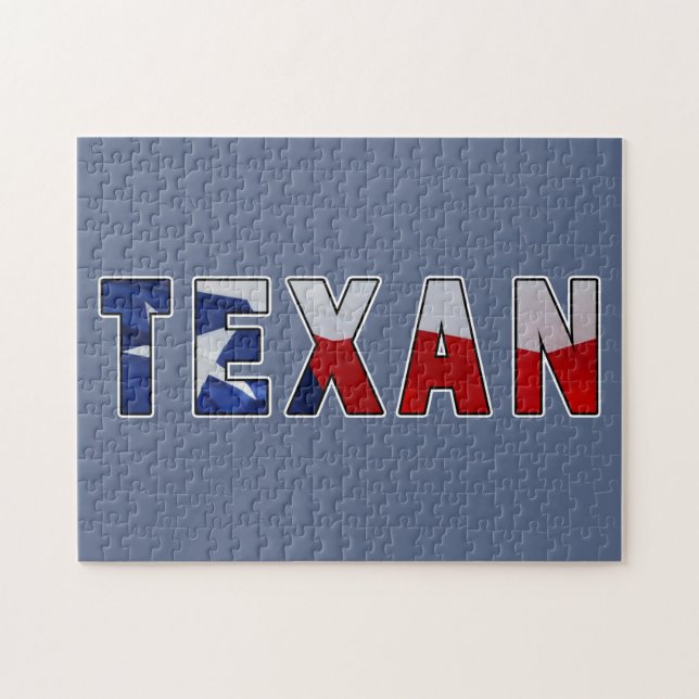 Puzzle Drapeau texan (Horizontal)