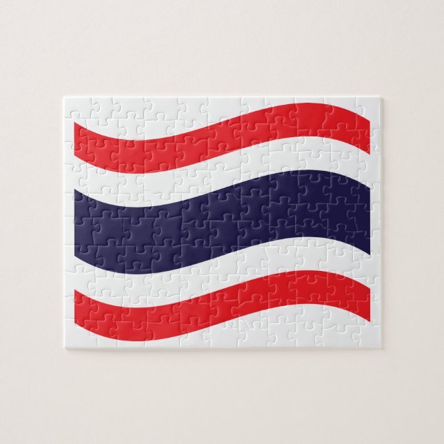 Puzzle Drapeau thaïlandais (Horizontal)
