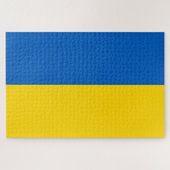 Puzzle Drapeau Ukraine (Horizontal)