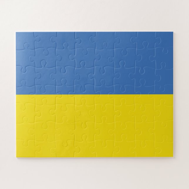 Puzzle Drapeau ukrainien Slava Ukraini С л а в а р У к  d (Horizontal)