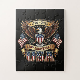Puzzle Drapeau USA 250e anniversaire 250 ans d'Amérique