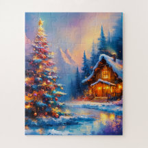 Dreamsical Whimsical Mountain Cabine de Noël