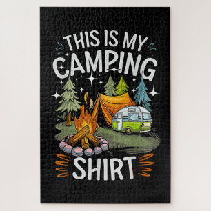 Puzzle Drôle C'est Mon Camping Pour Campeur