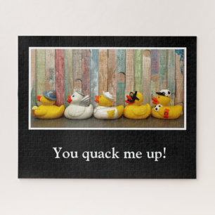 Puzzle Drôle Pun Clever Clever Clever Duckie Duck Bird