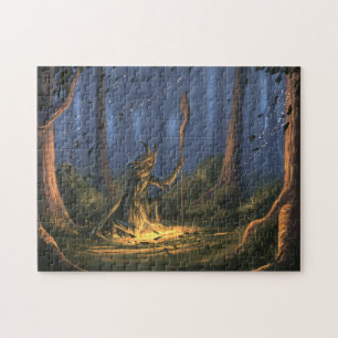 Puzzle Druide dans la forêt