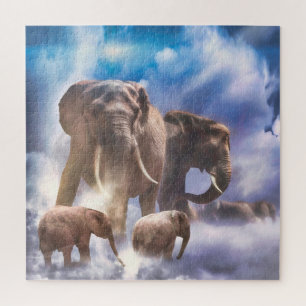 Puzzle du ciel éléphant