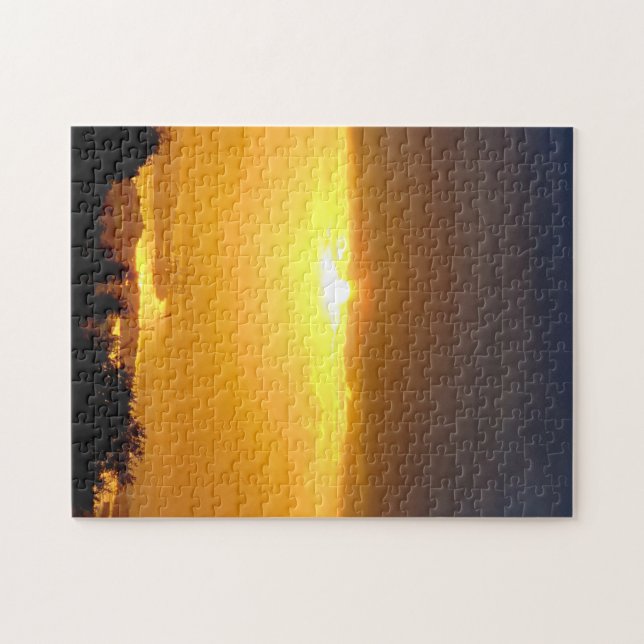 Puzzle du coucher de soleil de Port Glasgow (Horizontal)