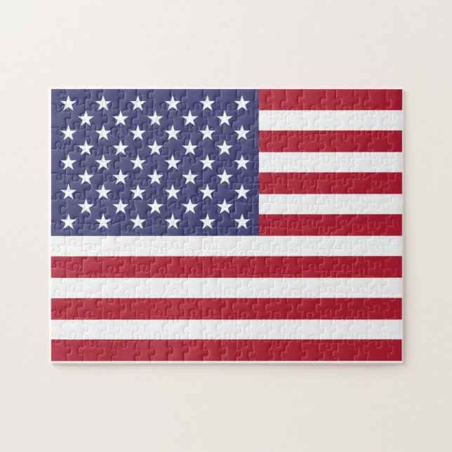 Puzzle du drapeau des États-Unis d'Amérique (Horizontal)
