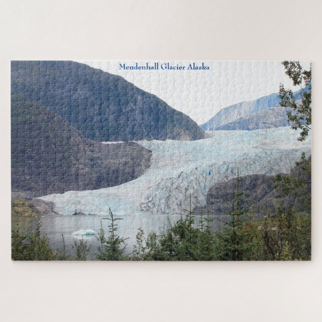 Puzzle du glacier Mendenhall Alaska (Horizontal)