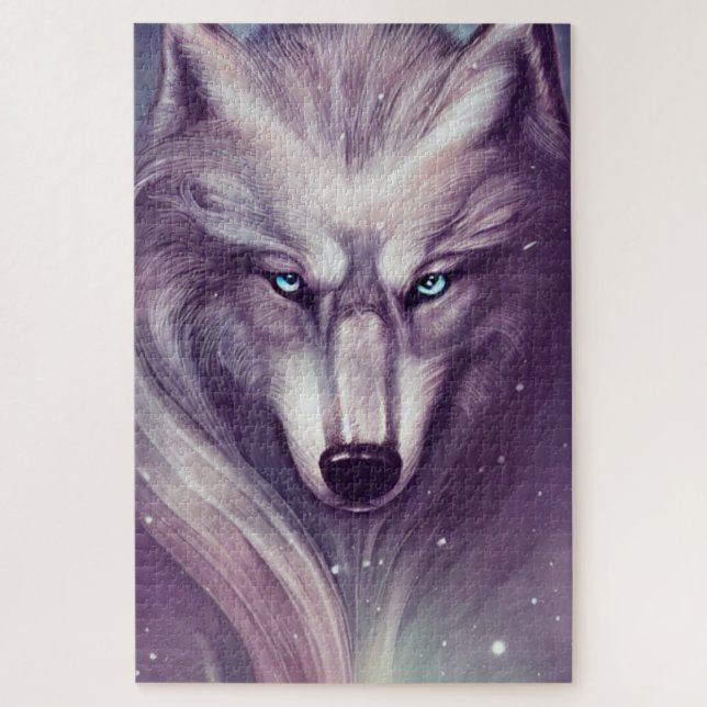 Puzzle du loup spirituel (Vertical)