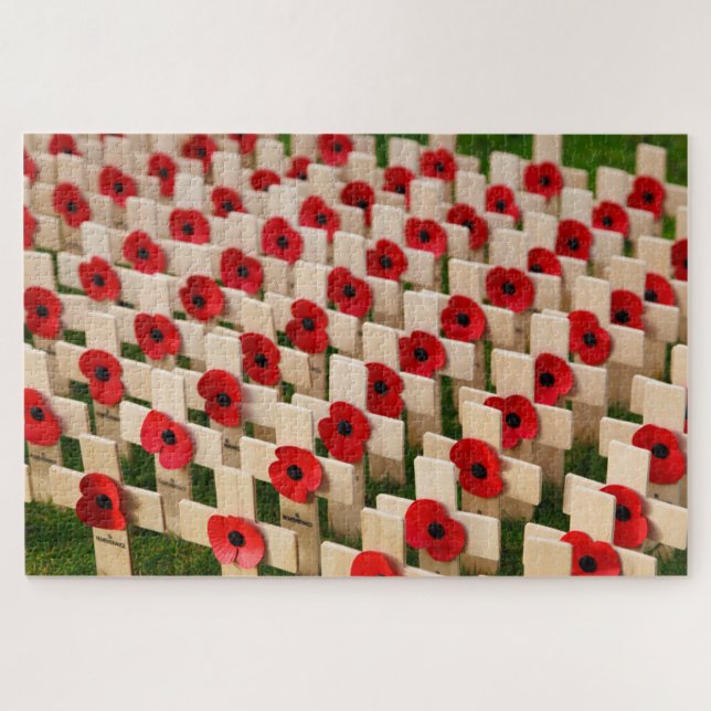 Puzzle du monument commémoratif de guerre du Pavot (Horizontal)